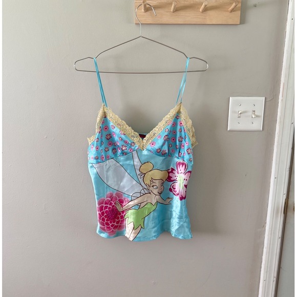 Disney store Tops - VYG/Y2K tinker bell cami top